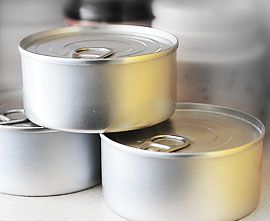 Latas de hojalata