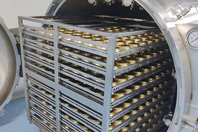 Autoclave por Aspersión de Agua, con Tanque de Precalentamiento