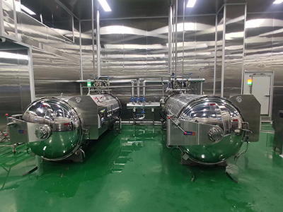 Autoclave por Aspersión de Agua, sin Tanque de Precalentamiento