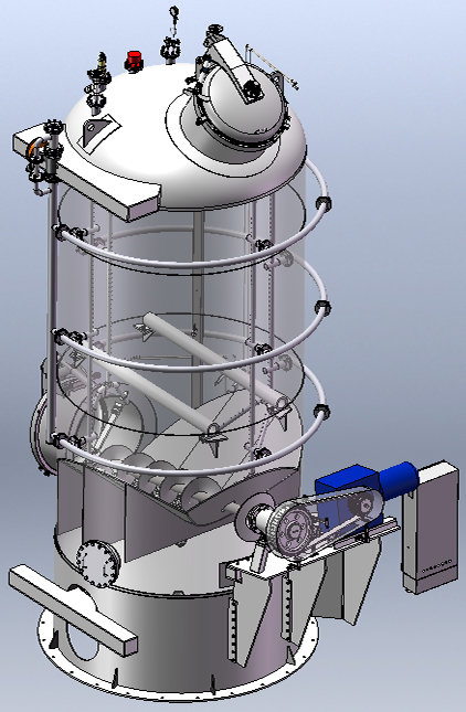 Esterilizador Vertical, para Frutos de Palma