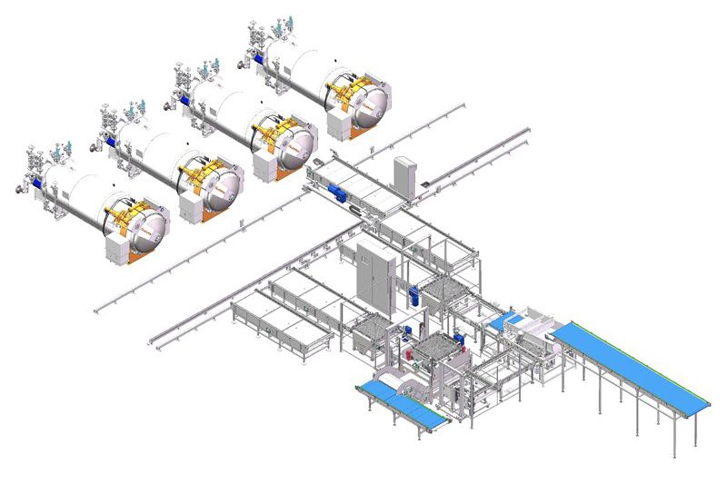 Sistema de Carga y Descarga, para Envases Flexibles