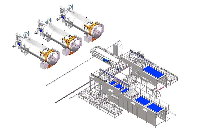 Sistema de Carga y Descarga, para Envases Rígidos