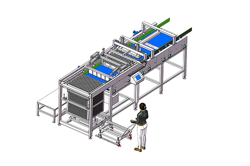 Cargador de Bolsas de Esterilización Semiautomático