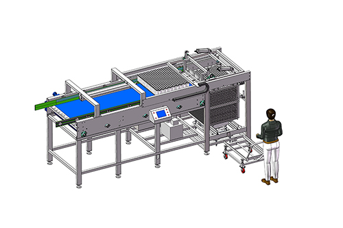 Máquina de Descarga de Bolsas Semiautomática