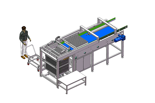 Cargador de Bolsas de Esterilización Semiautomático